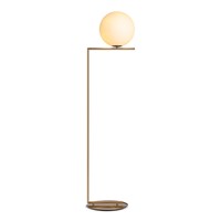 Nordic glass ball floor lamps art gold body Round Ball Stand Lamp For Home Deco Material Vertical Indoor Lighting E27 Floor Ligh