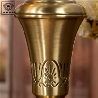 High Quality American Retro Copper Metal Fabric Led E27 Floor Lamp For Living Room Bedroom Hotel H 153cm Ac 80-265v 1066