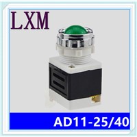 10pcs/lot High quality indicator lights  AD11-25/40 12V, 24V, 220V, 380V All colors Ac/dc general The diameter of  25 mm