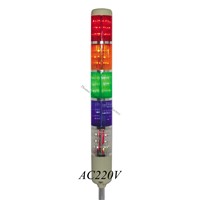 AC220V Safety Stack Lamp Red Green Yellow Flash Industrial Tower Signal Light LTA-205 Red,green,yellow,blue,white