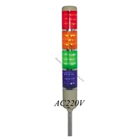 AC220V Safety Stack Lamp Red Green Yellow Flash Industrial Tower Signal Light LTA-205 Red,green,yellow,blue