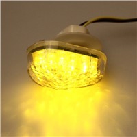 DHDL-2 X Lamp Light 15 LED 12V Yellow Flashing Indicator for Kawasaki Moto