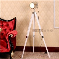 American Nordic Style Wood Lampstand High Quality Floor Lamp Parlor Bedroom Decorative Lighting