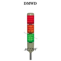 AC220V Safety Stack Lamp Red Green Yellow Flash Industrial Tower Signal Light LTA-205 Red,green,yellow