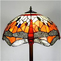 Hot sale Tiffany floor lamp retro interior lighting decorative lamp 1.4M color glass floor lamps