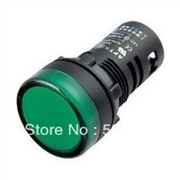 AD16-22 green 110V  ad16 22 LED Power Indicator Signal Light 22mm mounting size led Indicator lamp