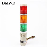 DC12V/24V Safety Stack Lamp Red Green Yellow Flash Industrial Tower Signal warning Light LTA-205 Red,green,yellow