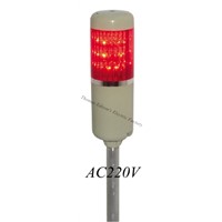 AC220V Safety Stack Lamp Red Green Yellow Flash Industrial Tower Signal Light LTA-205 Red