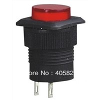 Momentary pushbutton switch R16-504B without lights 2pins red/green Mounting holes 16 mm