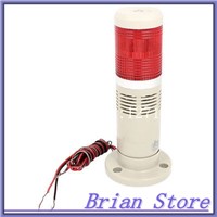 Red LED Flash Industrial Signal Tower Stack Indicator Light Lamp DC 12V