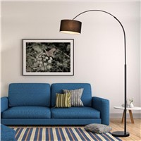 Simple modern vertical platform North European style living room bedroom study creative fishing floor lamp