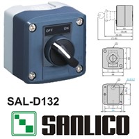waterproof  control box push button switch station  SAL(LA68H XAL)-D132 rotary switch selector switch 2-position standard handle