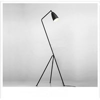 Nordic design three feet black floor lamp bedroom living room floor lights study simple modern personality bedside lamp