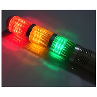 FDDT AC/DC 24V Red Green Yellow LED Lamp Industrial Tower Signal Light