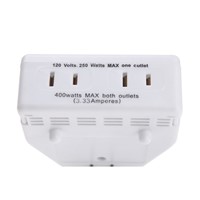 Sound Activated On/Off Switch by Hand Clap 110V Electronic Gadget White