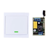 Mini Size 220V 1CH 1CH 10A Wireless Remote Control Switch Relay Receiver +86 Wall Panel Remote Transmitter ,315/433.92 MHZ