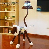 Children&amp;amp;#39;s cartoon cute floor lamp, creative personality lamp, bedroom floor lamp, reading room, living room vertical desk lamp