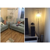 minimalist modern living room A1 European luxury crystal lamp bedroom floor lamp lighting lamp vertical creative departments