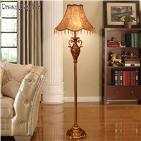 European style living room, bedroom, American RETRO art study creative vertical desk lamp Nordic luxury floor lamp Postage free