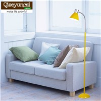 Qiseyuncai Nordic modern minimalist LED remote control light adjustable floor lamp living room bedroom study lamps and lanterns