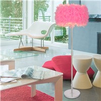 NEW Multi-color can be selected Bedroom living room feather floor lamp feather light modern lamp floor lights