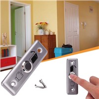 Stainless Steel Door Bell Ringer Chime Press Button Knob Keys Silver Home