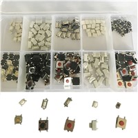 200pcs New Micro Switch 10 Types Remote Control Key SMD SMT Switch Microswitch For TV Audio Equipment