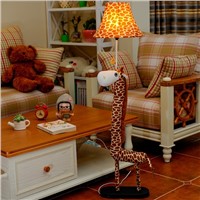 Cartoon Floor Lamp for living room  Decoration lighting cloth Animal Giraffe Kids birthday Gift Floor Light For Bedroom
