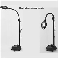 2017LED magnifying glass inspection lights Black magnifying glass floor lamp Multi-function reading magnifying glassBeauty