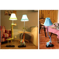 Handmade cartoon baby bedroom e27 Floor lamp rustic fashion Children&amp;amp;#39;s gift living study reading room bedside light