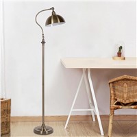 Classic Floor Lamp Modern Office Desk Bedroom Adjustable Direction Standing Lamp Copper Color Home Lighting
