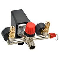 pressure Switch Air Compressor Valve Single hole Relief Regulator pressure switch stand Gauges