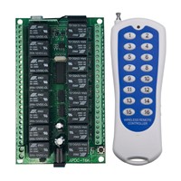1000M Long Range DC12V 16CH Radio Controller RF Wireless Remote Control Switch System,315/433 Mhz,1*Transmitter + 1*Receiver