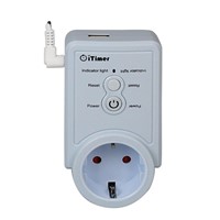 QIACHIP WIFI Power Outlet EU Plug Socket Temperature Sensor Intelligent Temperature Control English Command Control Switch Timer