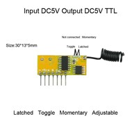 5V DC 4CH RF Receiver Transmitter Module Output DC5V 4CH high Level TTL Transceiver Module Relay driver Module 315/433mhz