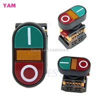 Red Green Light Indicator Momentary Switch Power Start Stop ON OFF Push Button #G205M# Best Quality