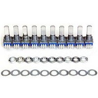 10pcs 15x12mm Rotary Encoder Switch with Keyswitch Push Button Switch Electronic Component