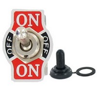 SPDT Waterproof Switch Cap ON-OFF-ON Miniature Toggle Switches 15A 250VAC / 20A 125VAC VE181 P