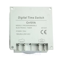 OOTDTY J34 AC 110V/220V 16A Time Digital LCD Power Control Programmable Timer Switch Relay