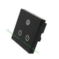 DIANQI Led light Dimmer Glass Panel wall switch adjusting brightnes Touch Dimmer Switch TM05