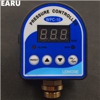 1pc WPC-10 Digital Water Pressure Switch Digital Display WPC 10 Eletronic Pressure Controller for Water Pump With G1/2&amp;amp;quot;Adapter