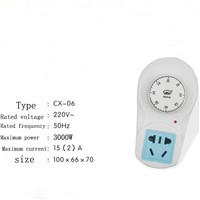 1 Hour Timer Socket Knob Switch, Pump Timing Pump Controller, Mechanical Countdown Timer Switch