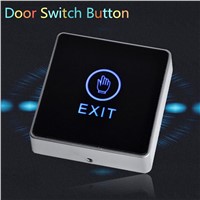 New Arrival Generic DC 12V NC NO Release Button Switch Square Touch Sensor Door Exit with LED Light Door Switch Button CM115