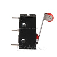 5Pcs/lot New Normally Open Roller Lever Arm Close Limit Switch Micro KW12-3 #S018Y# High Quality
