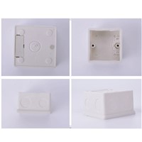 86/118 Cassette Universal White Wall Mounting Box For Wall Switch And Plastic Enclosure Socket Back Box Outlet