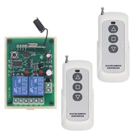 DC 12V 24V Remote Control Switch Motor Reversing Controller Output Intelligent Learning Code