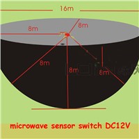 MIni DC12V Microwave Radar Smart Motion Sensor Light Microwave Switch Ceiling Recessed Wall sensor switch motion sensor