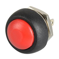 5x Black/Red/Green/Yellow/Blue 12mm Waterproof Momentary Push button Switch