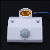 E27 AC 220v 50/60HZ 5LUX Infrared Motion Sensor Automatic Light Lamp Holder Switch Intelligent Light Motion Sensing Switch