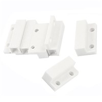 EWS 5pcs Adhesived Security Door Window Magnetic Contact Reed Switch NO